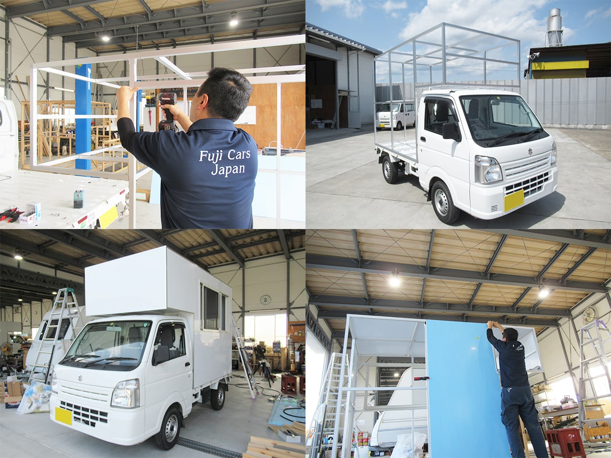 キッチンカー・移動販売車製作もお任せください