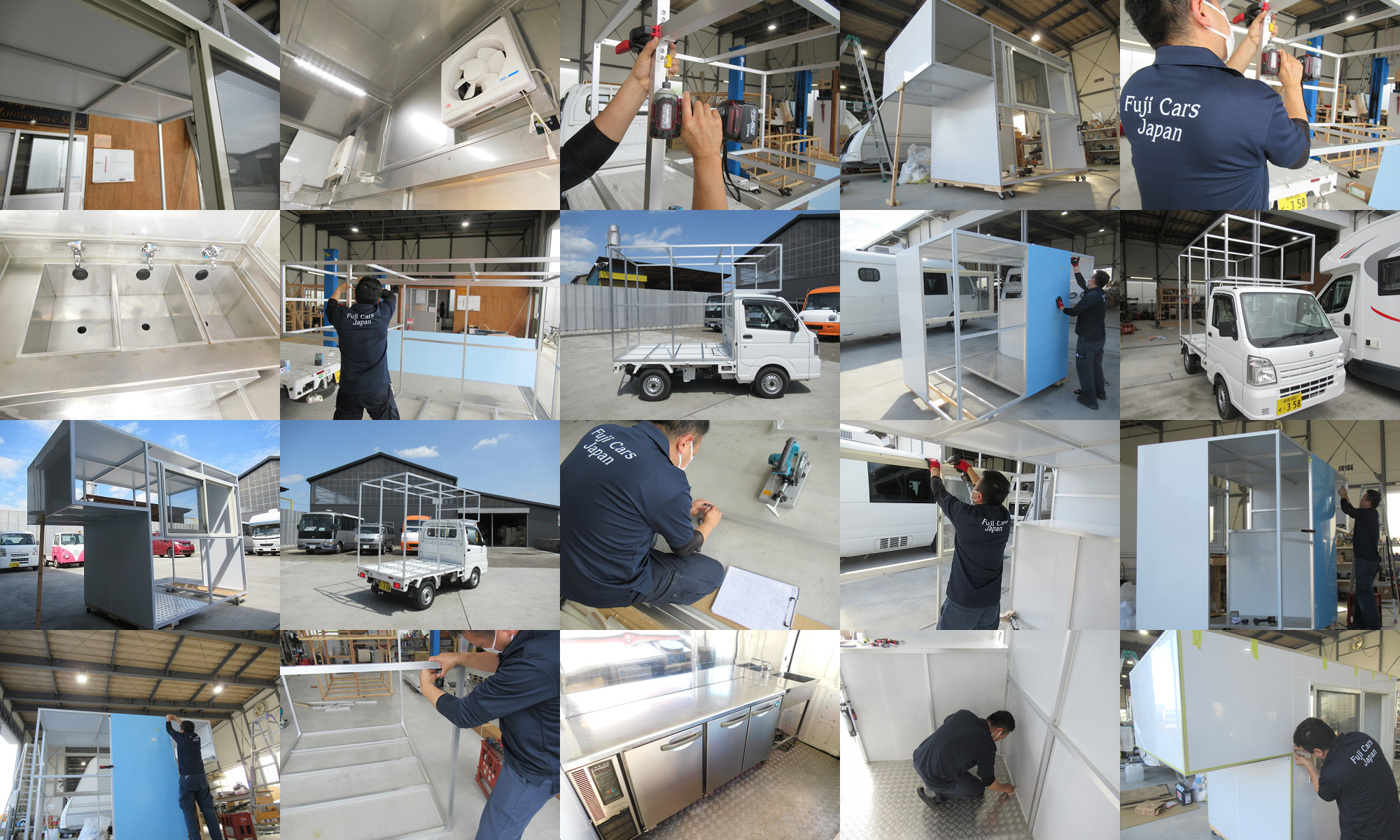 キッチンカー・移動販売車の製作もお任せください