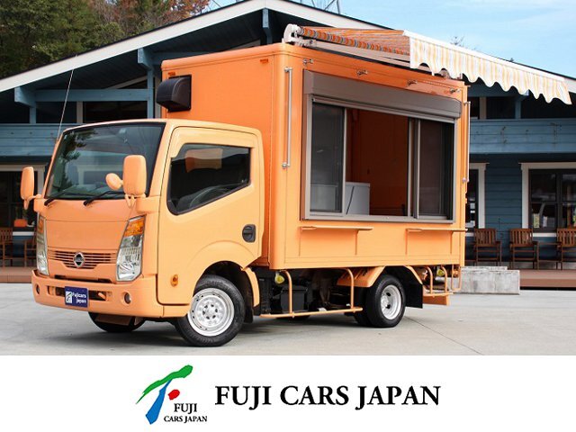 アトラス 移動販売車 ケータリングカー オーニング 左窓シャッター
