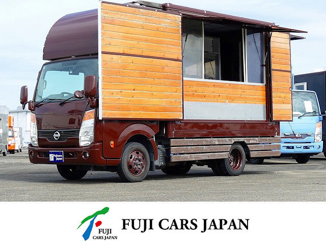 アトラス 移動販売車キッチンカー　片側スライドアウト